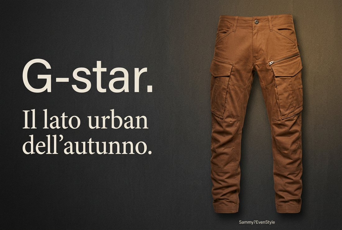 G-star: pantaloni cargo marroni e idee look per l’autunno