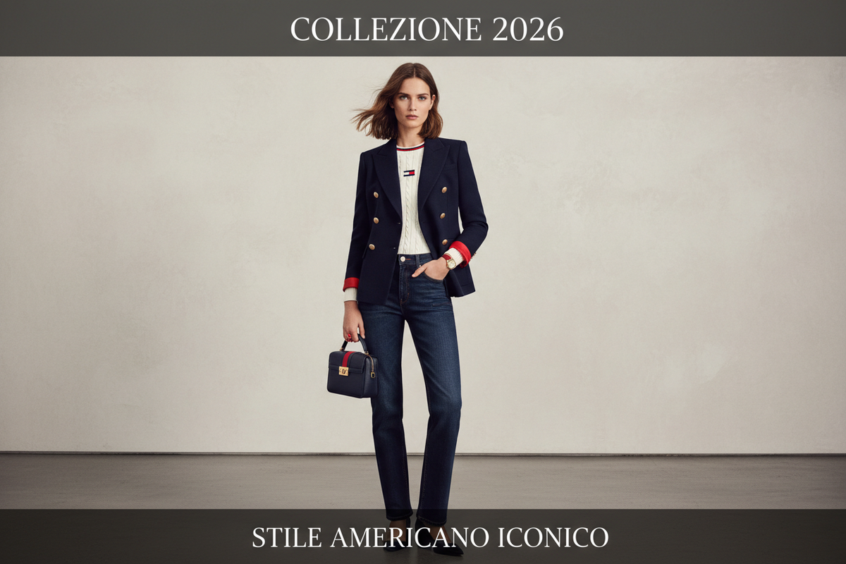 Tommy Hilfiger Donna Autunno Inverno 2026: Giacche, Maglie, Felpe e Jeans