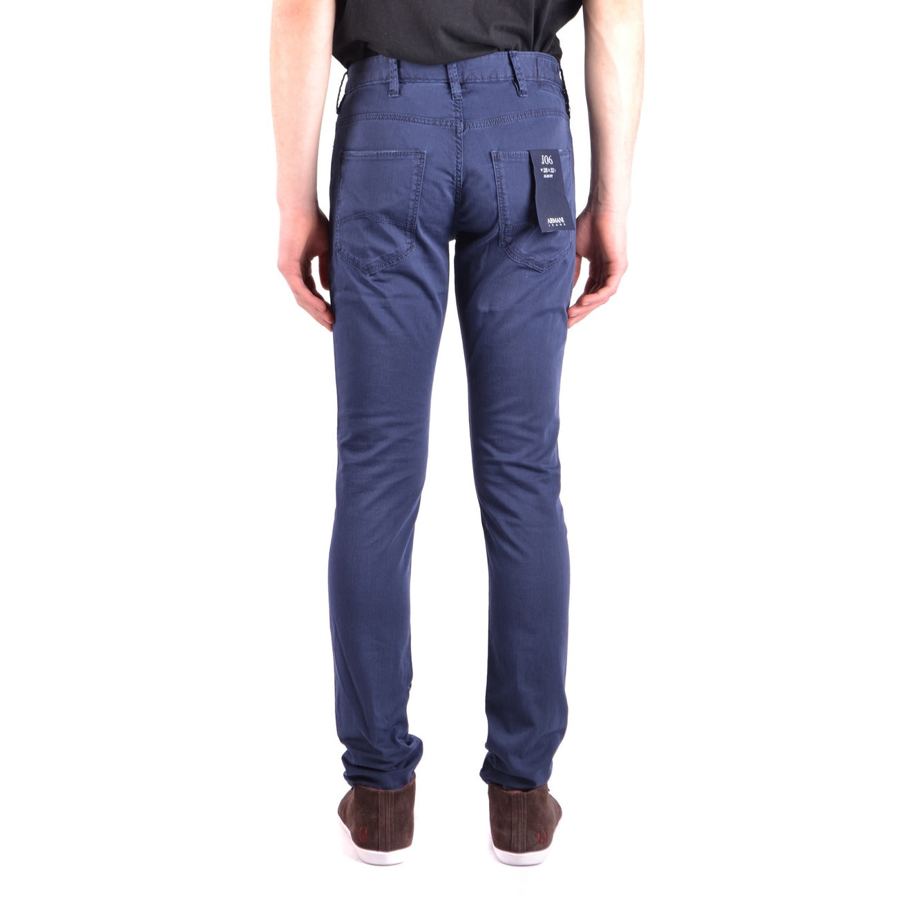 Jeans Uomo Armani Jeans Blu Cotone Elasticizzato Primavera Estate