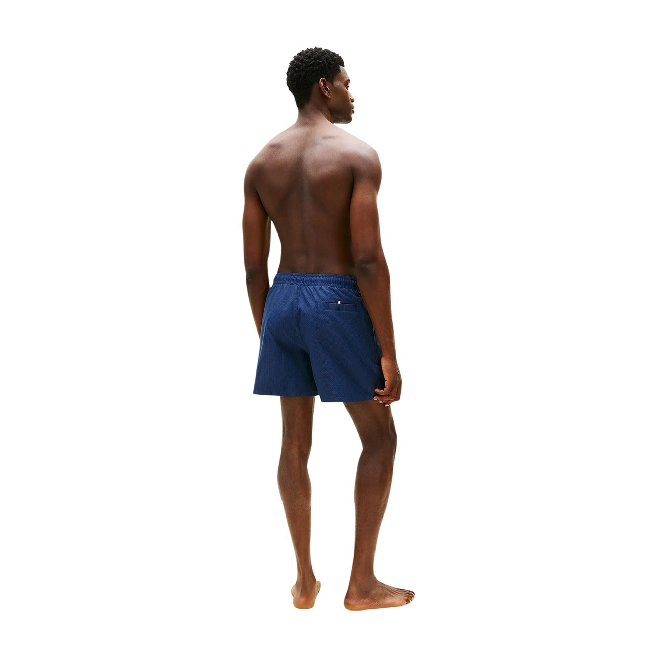 Tommy Hilfiger Costume Da Bagno Uomo Blu Con Coulisse E Tasche