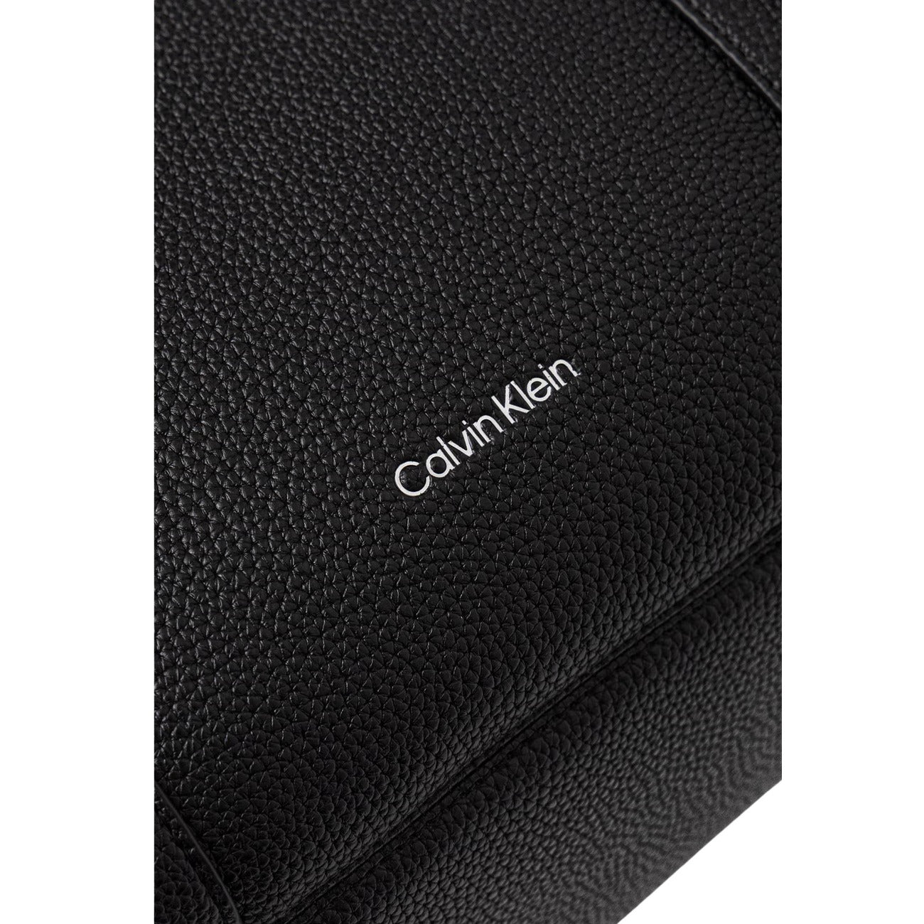 Calvin Klein Borsa Donna Tote Nero Con Zip Tasche Interne Spalla Regolabile Misure 12x26x12 Cm