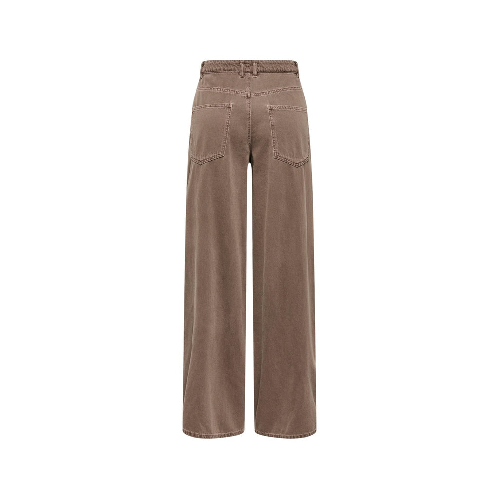 Only Jeans Donna Marrone 100 Percento Cotone Primavera Estate