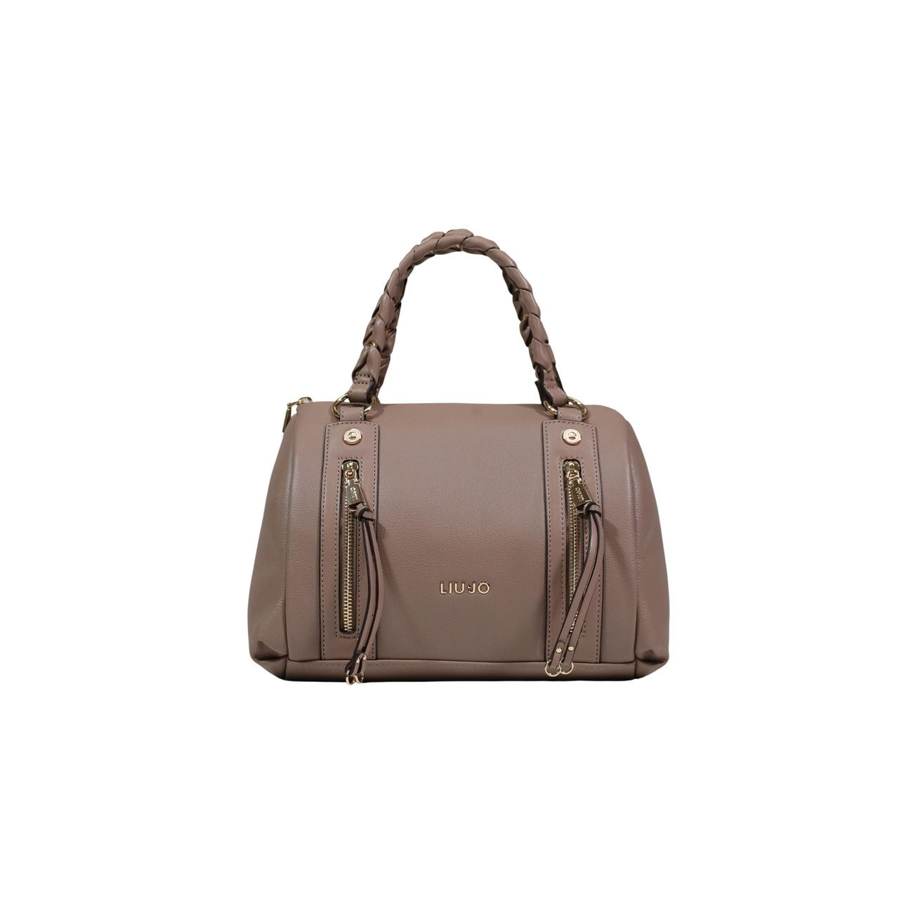 Liu Jo Borsa Donna Beige A Mano Con Chiusura A Cerniera 30x20x15