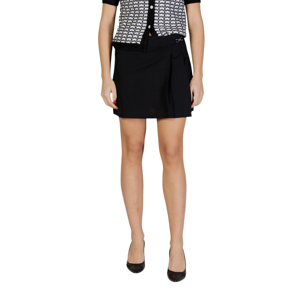 Only Gonna Midi Donna Nera Primavera Estate Con Cerniera