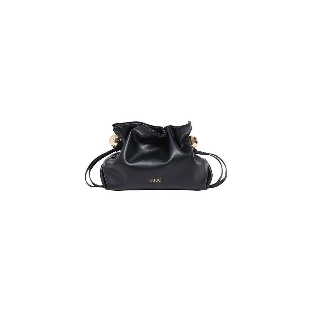 Liu Jo Borsa Donna Nero A Mano E A Tracolla Piccola 24x19x9