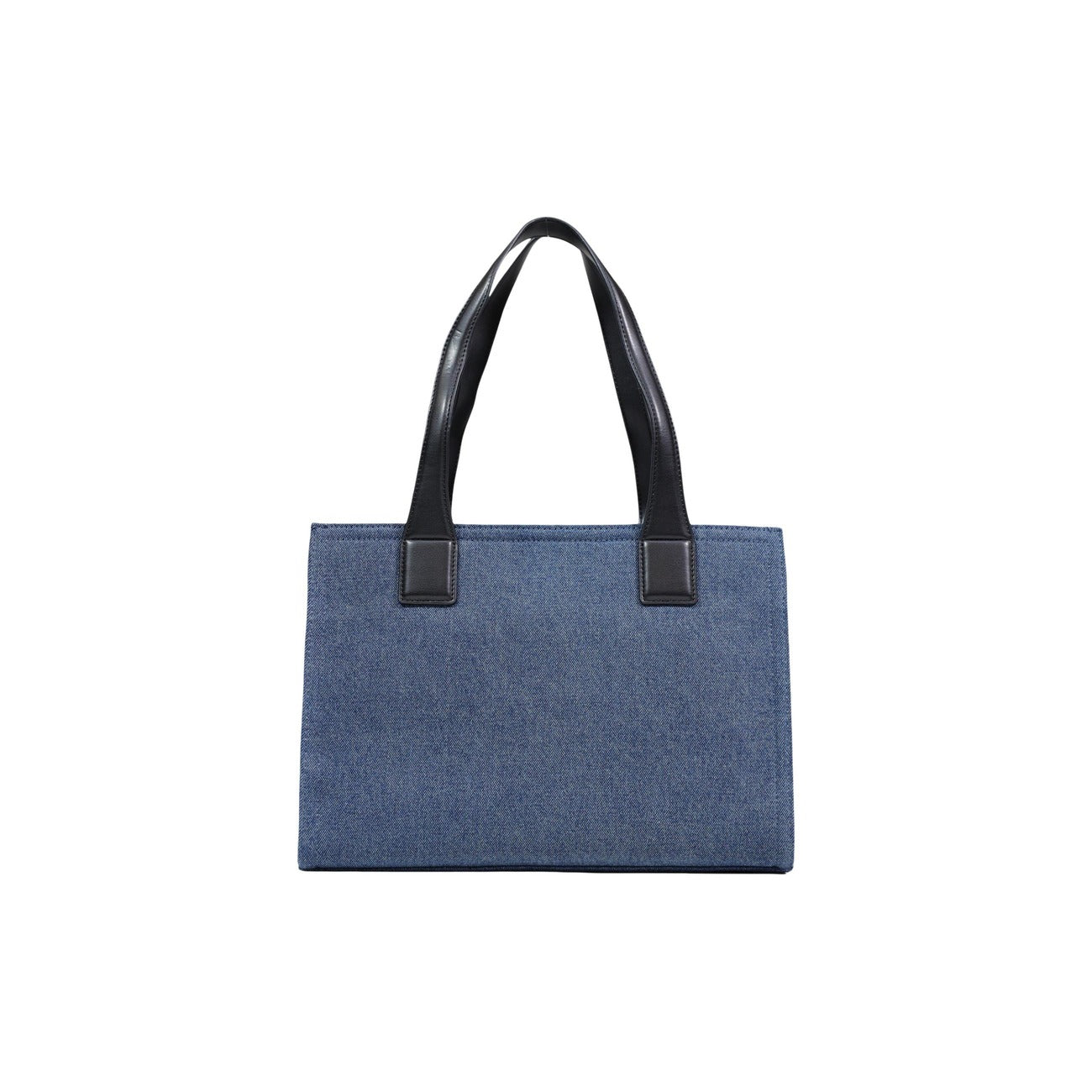 Love Moschino Borsa Donna Blu Stampa Zip Interna 24x35x13