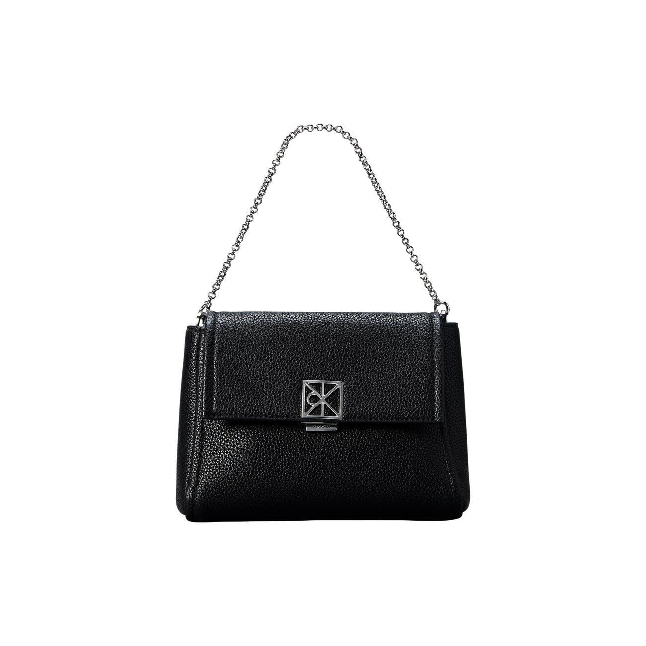 Calvin Klein Borsa Donna Nero A Mano Con Tracolla Primavera Estate Piccola Elegante Con Tasca Interna