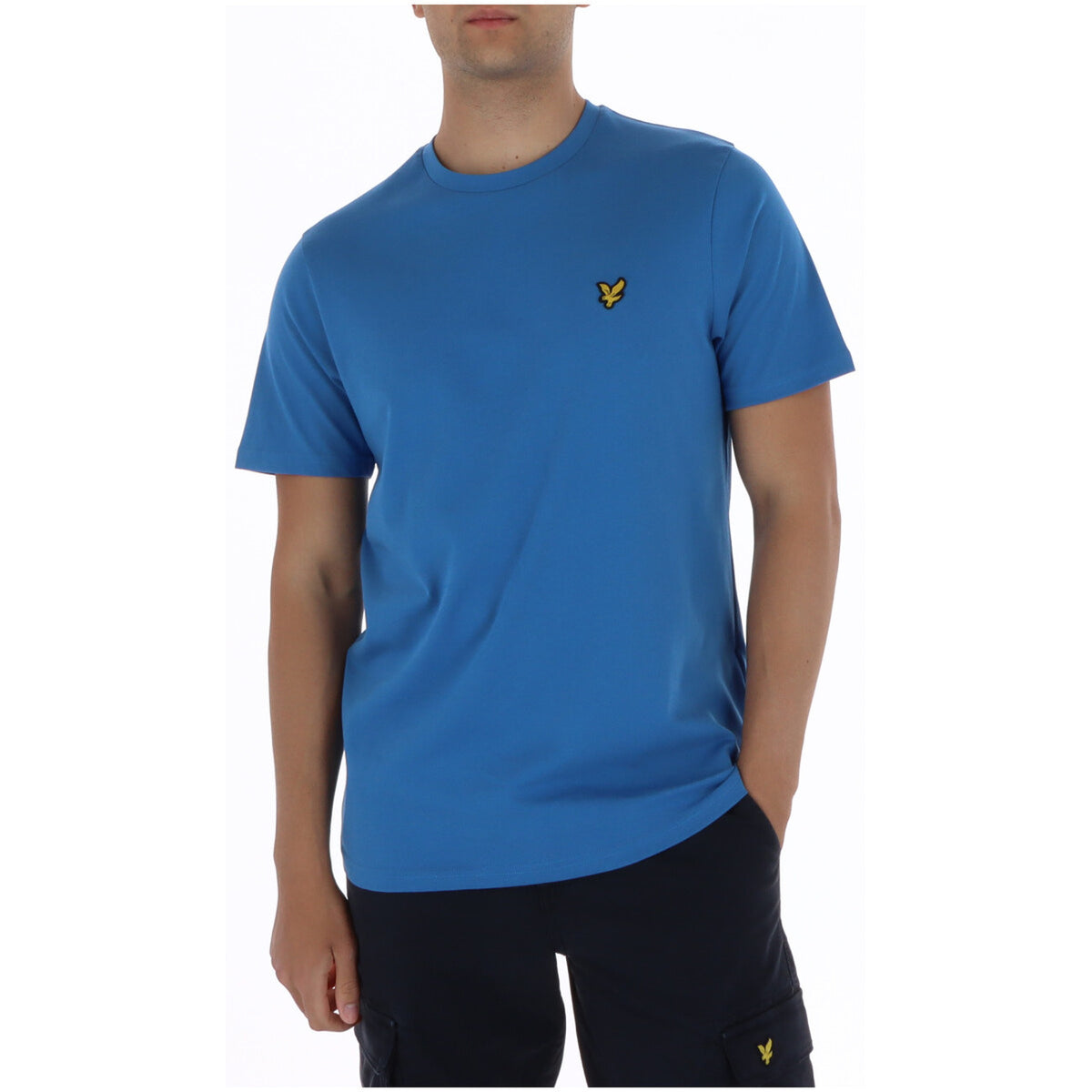 Abbigliamento T-shirt Lyle & Scott Lyle E Scott T Shirt Uomo Rosa Girocollo Cotone Puro Maniche Corte Estate