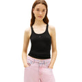 Tommy Hilfiger Jeans Canotta Donna Nero Cotone Stretch Primavera Estate