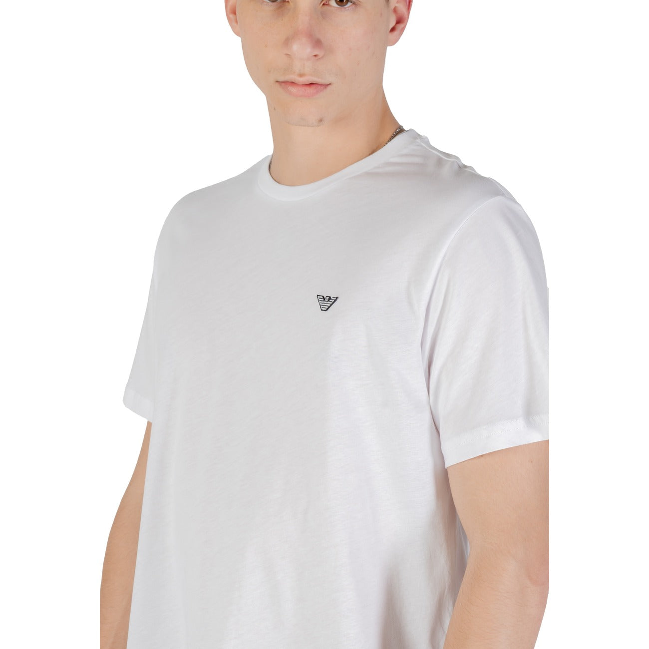 Emporio Armani Underwear T Shirt Uomo Cotone Bianco Maniche Corte