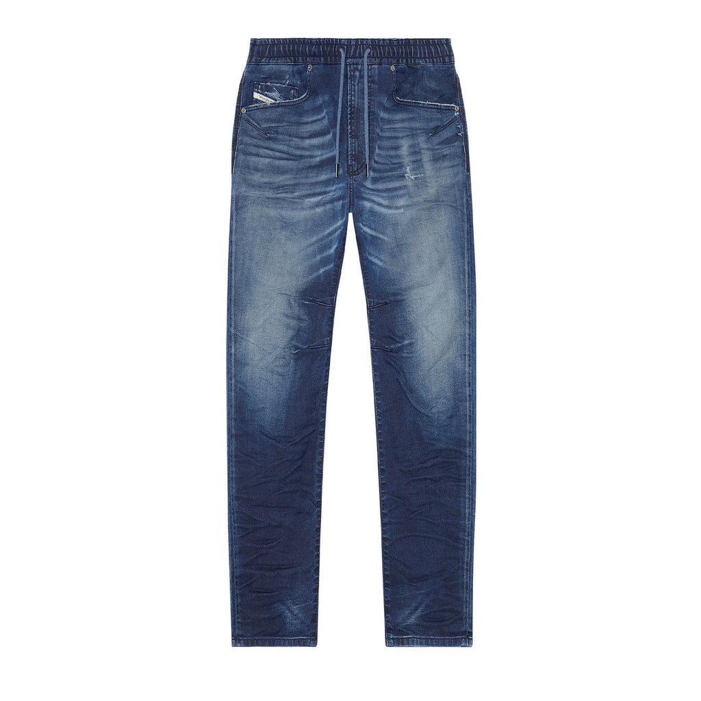 Diesel Jeans Uomo Blu Effetto Consumato Made In Italia Primavera Estate