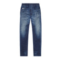 Diesel Jeans Uomo Blu Effetto Consumato Made In Italia Primavera Estate