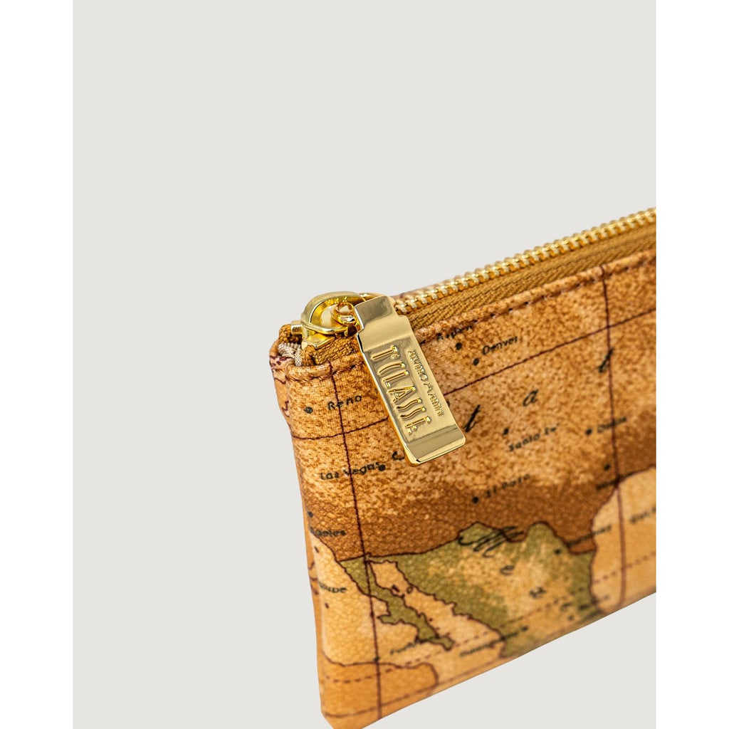 Alviero Martini Prima Classe Borsa Donna Small Beige Stampa Geo Pelle Interna Con Cerniera W13.5 H9 L1 Cm
