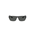 Emporio Armani Occhiali Da Sole Uomo Nero Acetato Quadrati Rettangolari