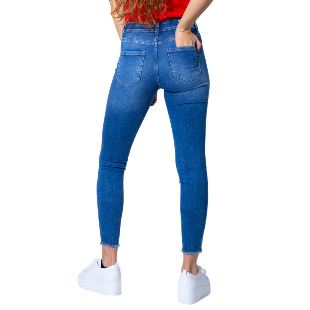 Only Jeans Donna Blu Primavera Estate Cotone Elastan Poliestere