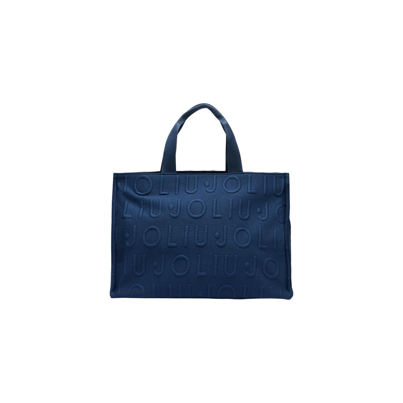 Liu Jo Borsa Donna Tote Blu Con Tracolla Logo Bubble 41x30x10cm