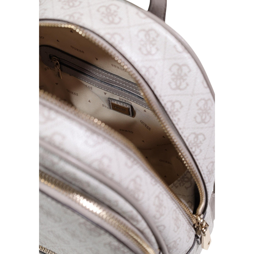 Guess Zaino Donna Manhattan II Large Grigio 27x32x12 Cm Ecopelle