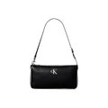 Calvin Klein Borsa Donna Convertible Pouch Nero A Mano Con Zip Interna Compact Elegante Autunno Inverno