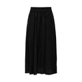 Only Gonna Donna Midi Nera Cotone Puro Primavera Estate