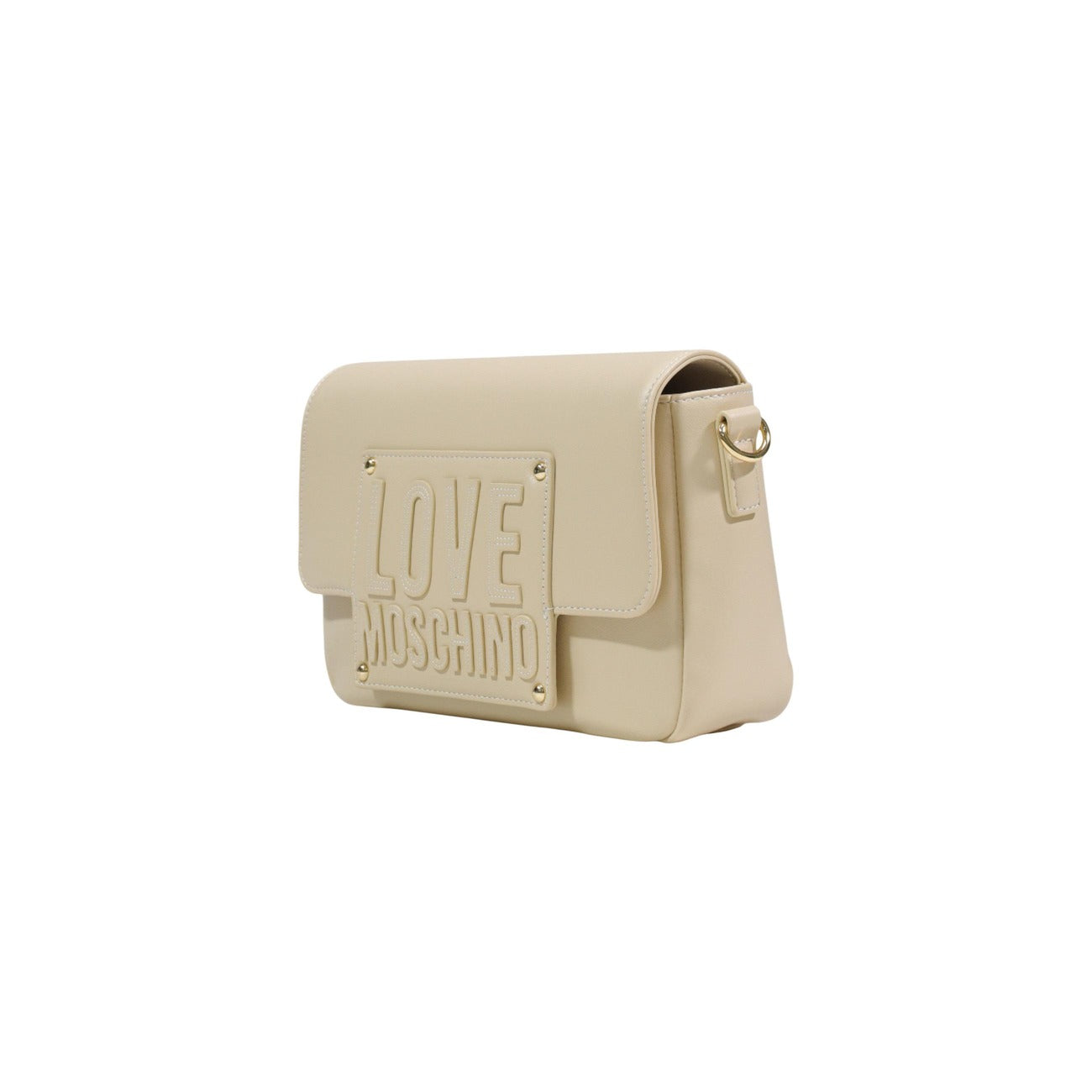 Love Moschino Borsa Donna Beige In Poliuretano 15x25x6 Cm