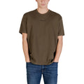 Tommy Hilfiger Jeans T Shirt Uomo Verde Cotone 100 Maniche Corte