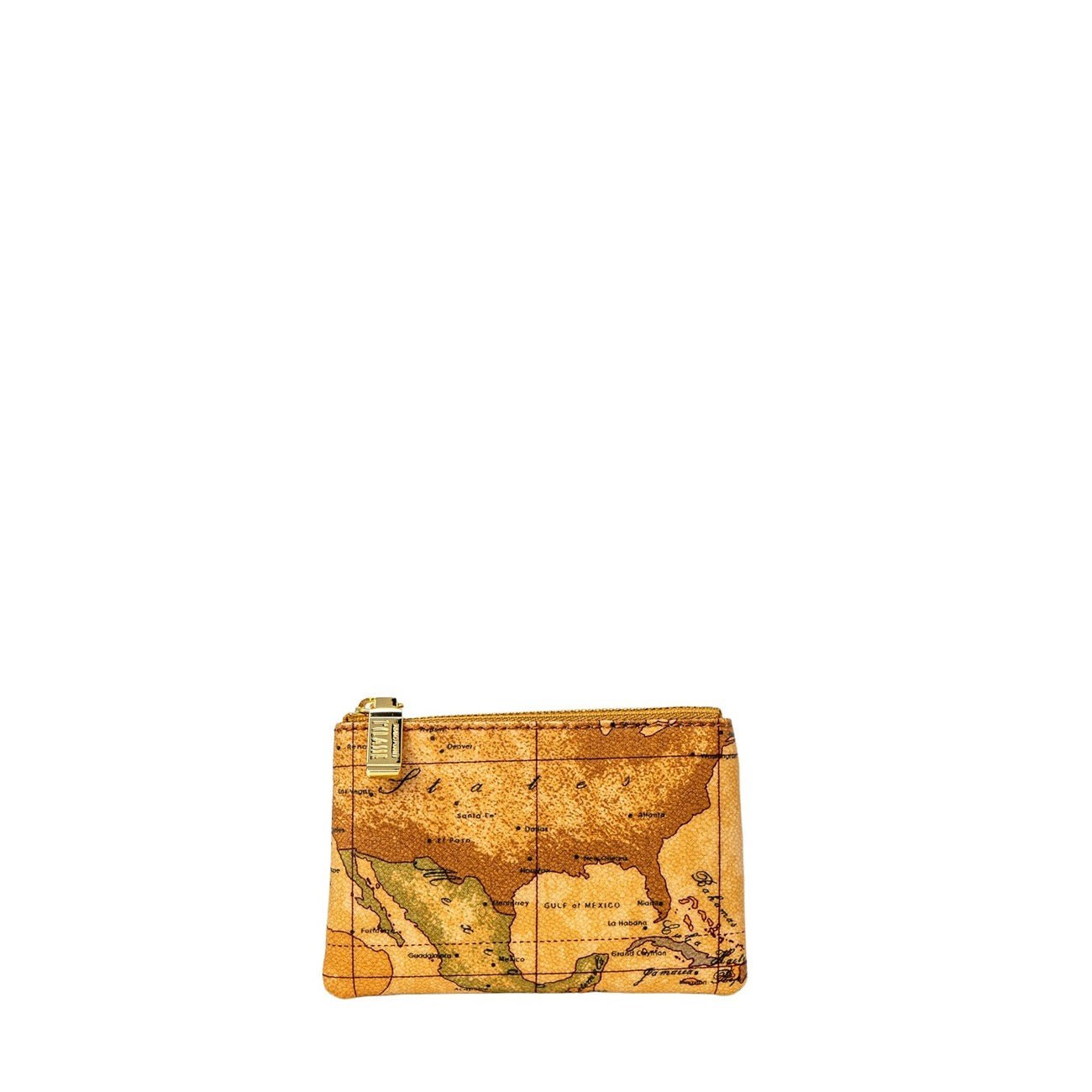 Alviero Martini Prima Classe Borsa Donna Small Beige Stampa Geo Pelle Interna Con Cerniera W13.5 H9 L1 Cm