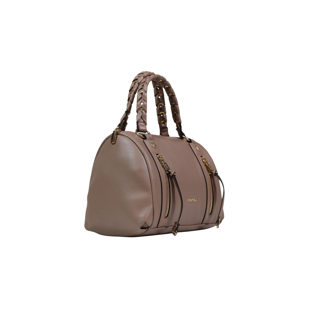 Liu Jo Borsa Donna Beige A Mano Con Chiusura A Cerniera 30x20x15