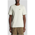 Lyle And Scott T Shirt Uomo Verde Stampa Taschino 100 Percento Cotone