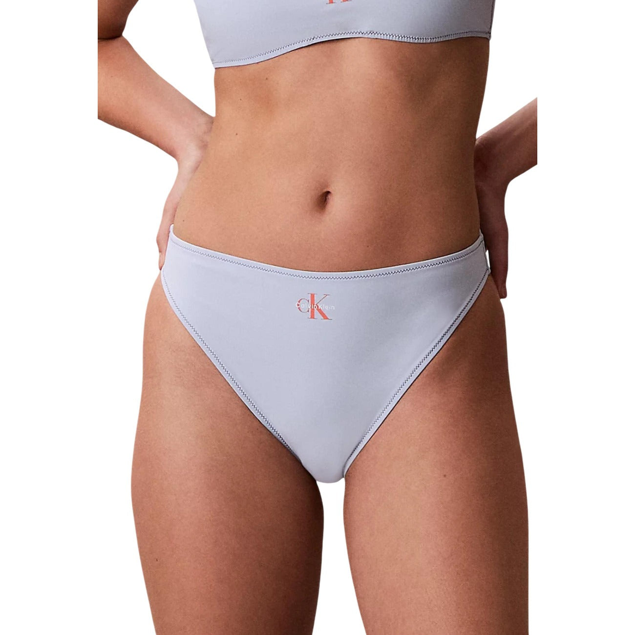 Calvin Klein Jeans Costume Donna Bikini High Leg Rosa Estivo