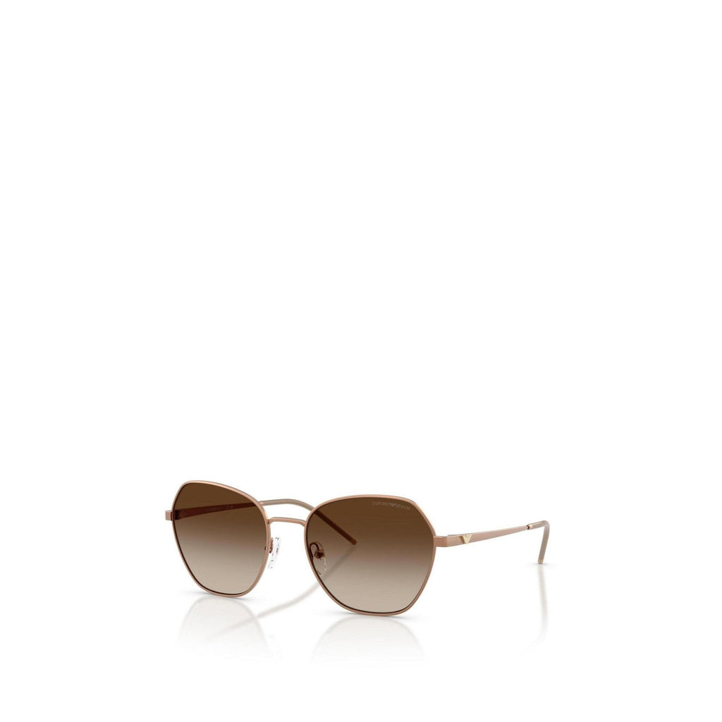 Emporio Armani Occhiali Da Sole Donna Montatura Metallica Marrone Protezione UV