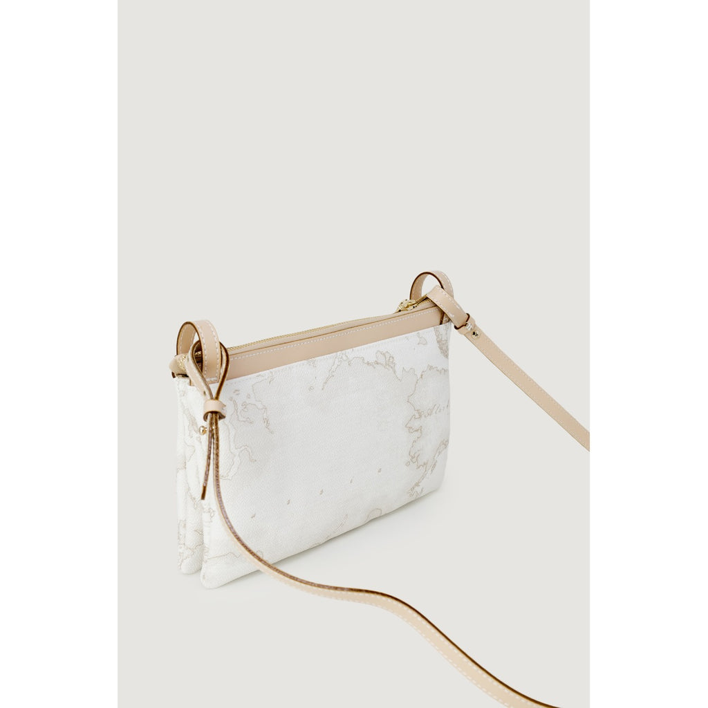 Alviero Martini Prima Classe Borsa Donna Tracolla Bianco Made In Italia Primavera Estate 24x16.5x5.5 Cm