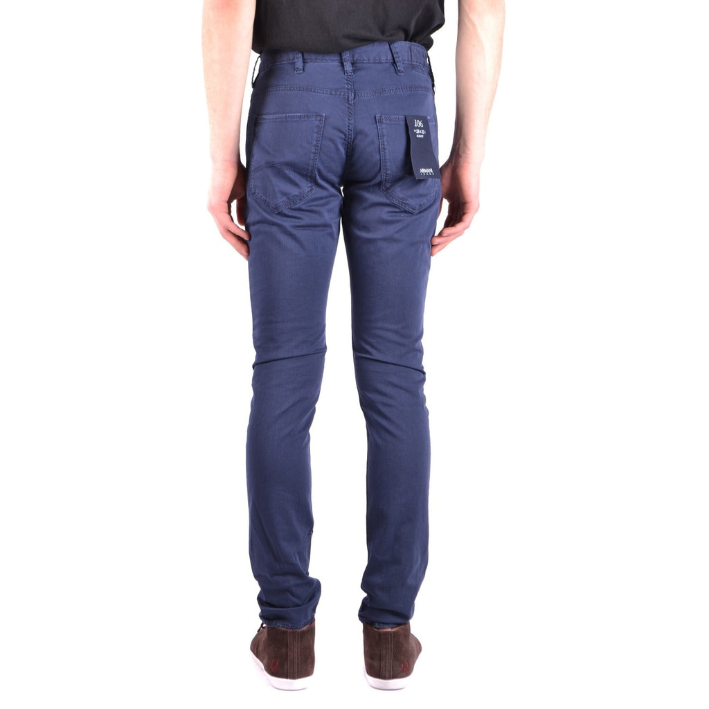 Jeans Uomo Armani Jeans Blu Cotone Elasticizzato Primavera Estate