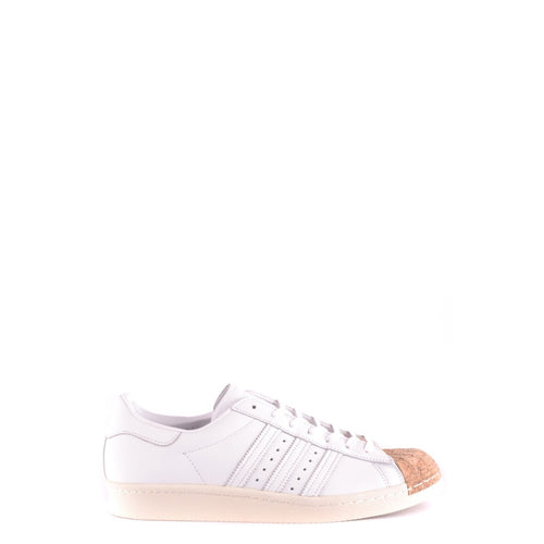 Calzature Sneakers Adidas Adidas Sneakers Uomo In Pelle Bianco Primavera Estate Scarpe Basse Sportive Con Lacci Codice B 35571