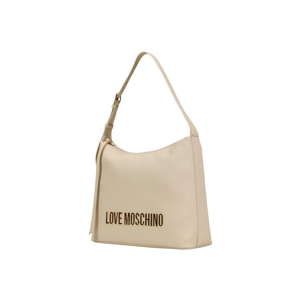 Love Moschino Borsa A Mano Donna Beige 34x30x14 Primavera Estate