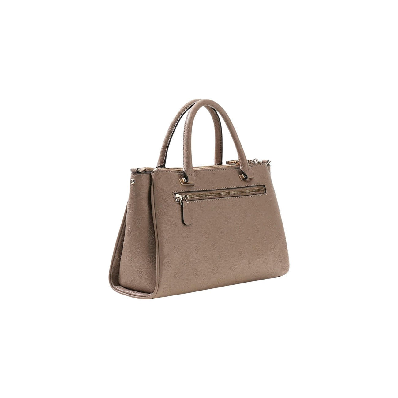 Guess Borsa Donna Beige A Mano Con Tracolla Zip 30x21x11 Cm