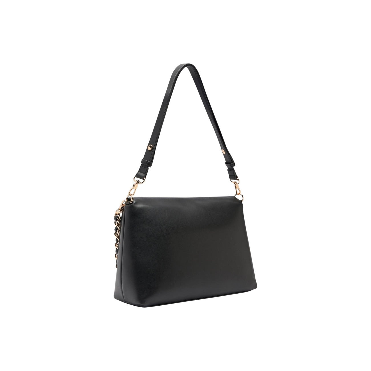 Liu Jo Borsa Tracolla Donna Nera In Ecopelle 32x22x12 Cm