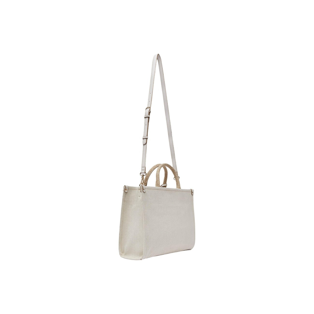 Liu Jo Borsa Donna A Mano Con Tracolla Beige 35x27x13