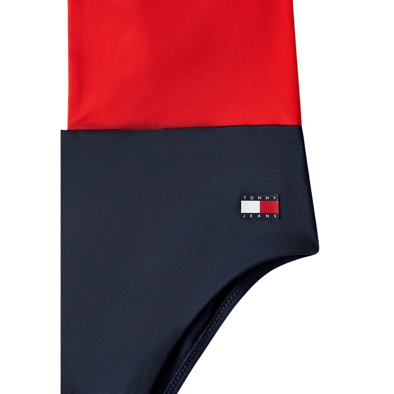 Tommy Hilfiger Costume Intero Donna Blu Scollo Tondo Spalline