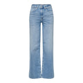 Jeans Donna Only Azzurro Chiaro Vita Media Zip Bottone Primavera