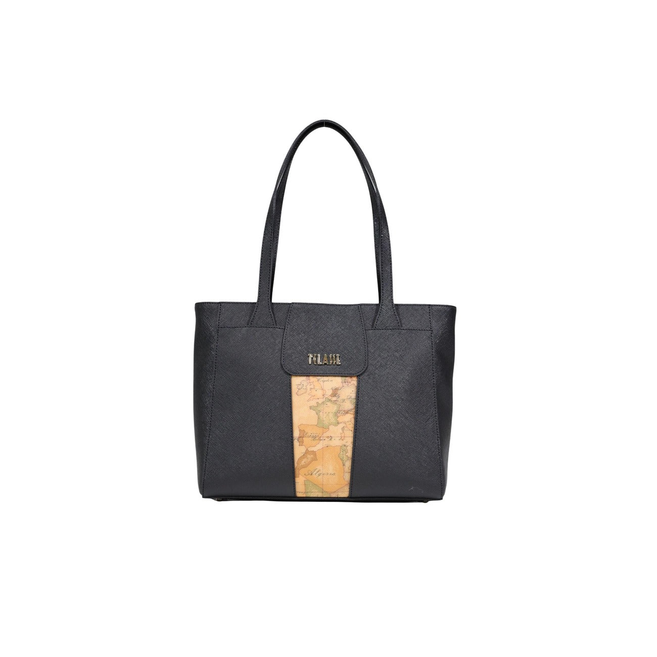 Alviero Martini Prima Classe Borsa Donna Nero Stampa 39x25x13