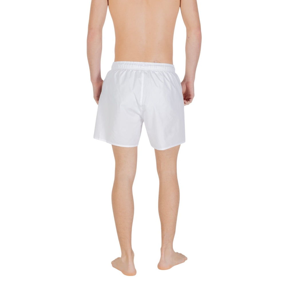 Emporio Armani Underwear Costume Uomo Bianco Con Lacci E Tasche
