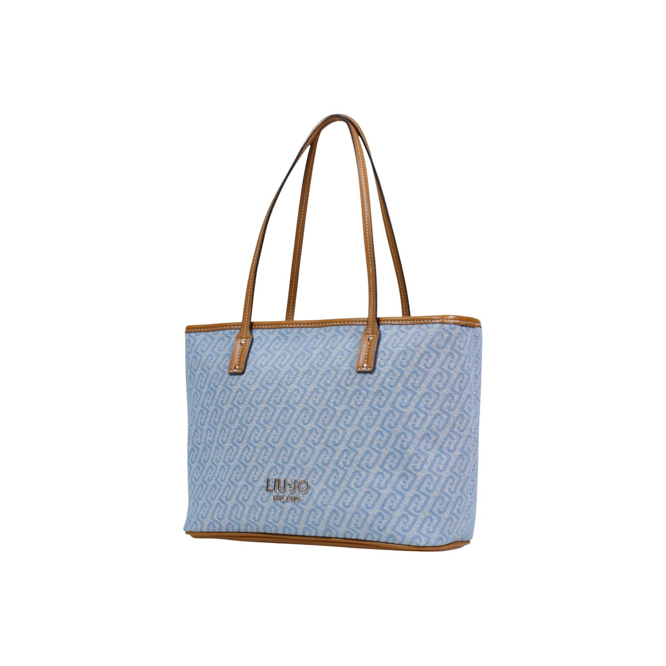 Liu Jo Borsa Donna Azzurro Stampa Tote A Mano 30x23x12 Cm