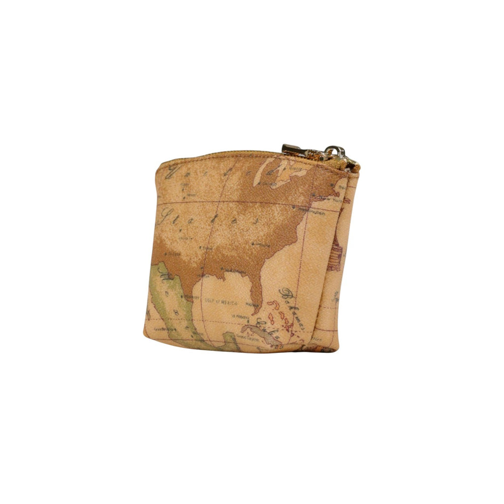 Alviero Martini Prima Classe Borsa Donna Beige Piccola Con Chiusura Zip In Pelle Cotone Poliestere