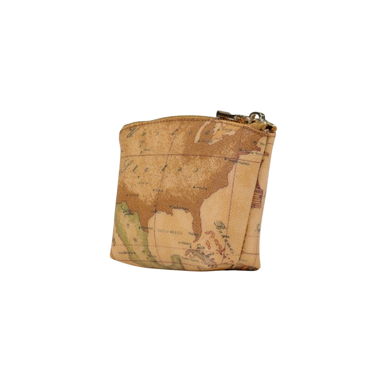 Alviero Martini Prima Classe Borsa Donna Beige Piccola Con Chiusura Zip In Pelle Cotone Poliestere