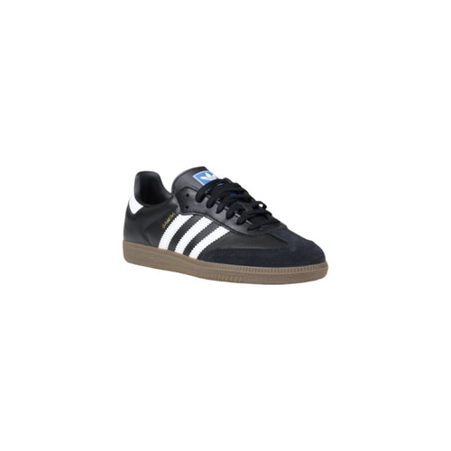 Calzature Sneakers Adidas Adidas Sneakers Uomo In Pelle Nera Primavera Estate Scarpe Sportive Con Lacci Codice Articolo IE3676 Made In KH