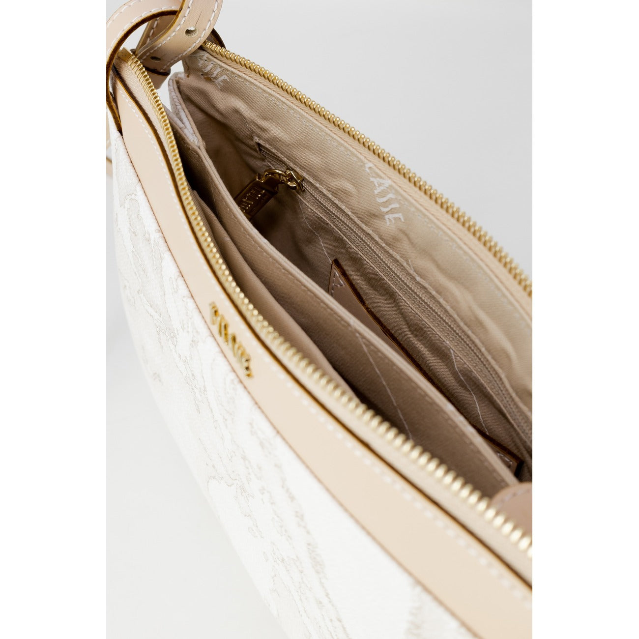 Alviero Martini Prima Classe Borsa Donna Tracolla Bianco Made In Italia Primavera Estate 24x16.5x5.5 Cm