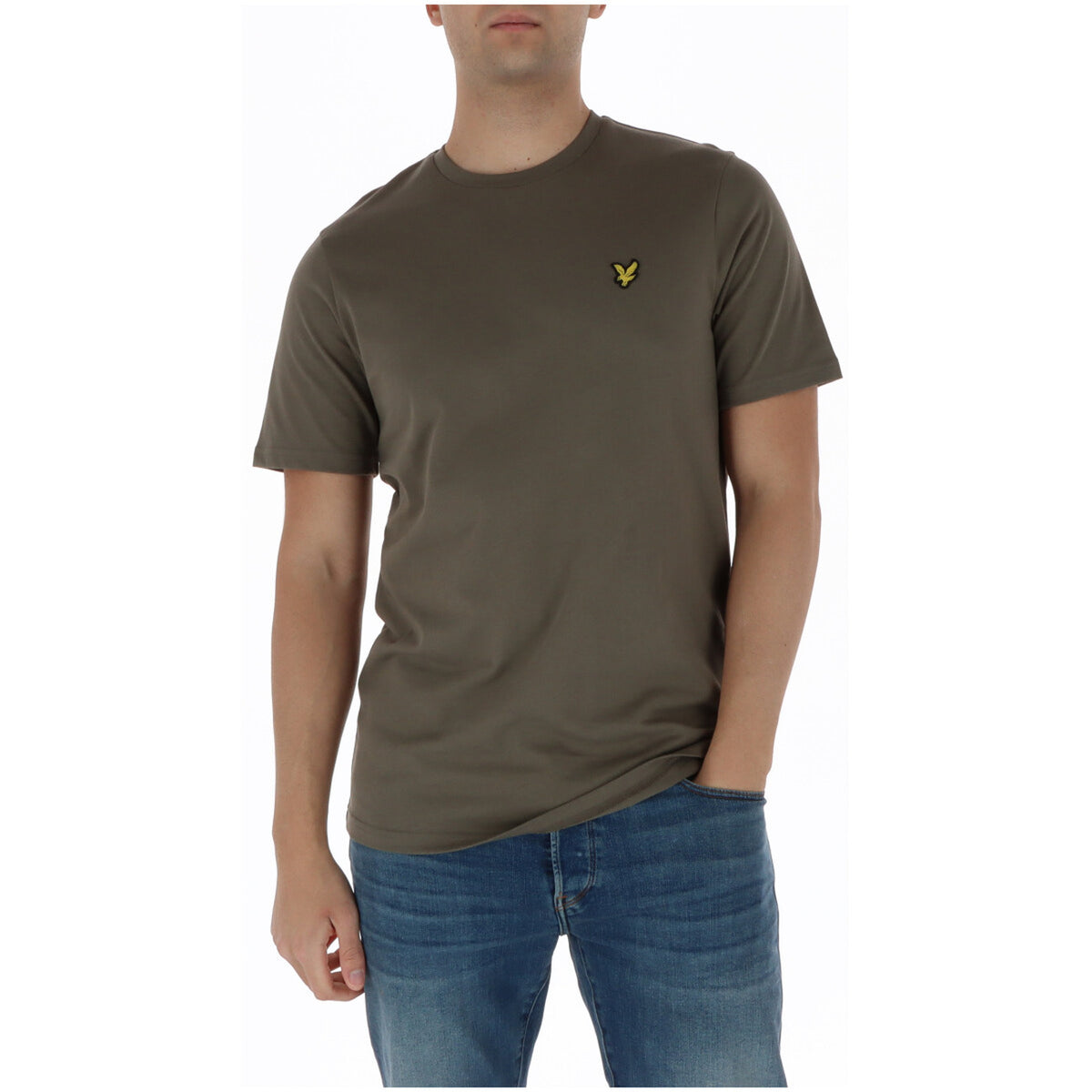 Abbigliamento T-shirt Lyle & Scott Lyle E Scott T Shirt Uomo Rosa Girocollo Cotone Puro Maniche Corte Estate