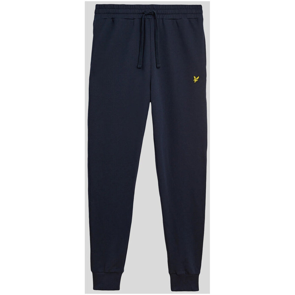 Lyle E Scott Pantaloni Uomo Cotone Blu Con Lacci Autunno Inverno