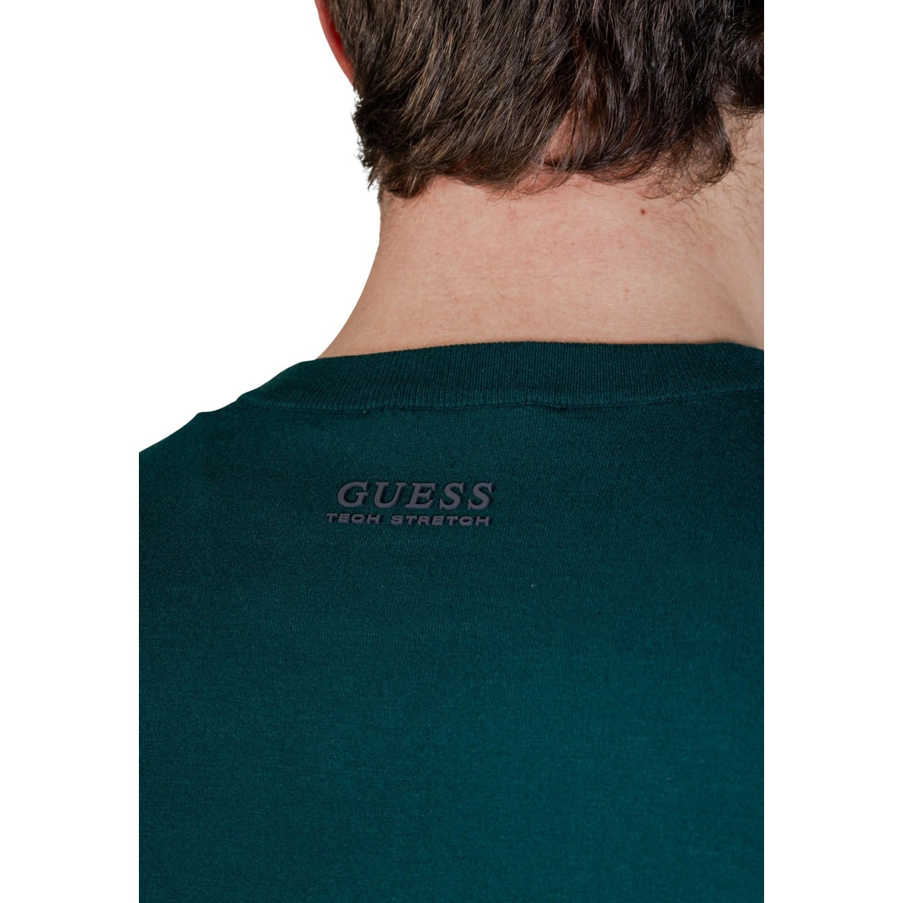 Guess Maglia Uomo Verde Maniche Lunghe Scollo Tondo Primavera Estate