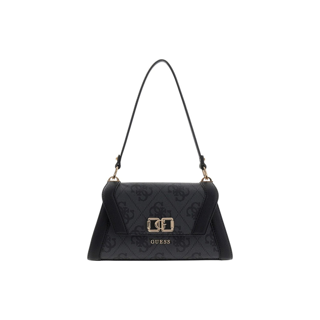 Guess Borsa Donna Grigio A Mano Con Tracolla 27x15x8 Cm Poliuretano